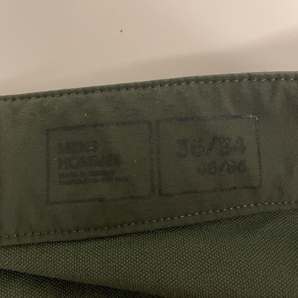 Mountain Hardwear Pants Men's 36/34 Green Belted Hiking Zip Pockets Nylon - Picture 8 of 10